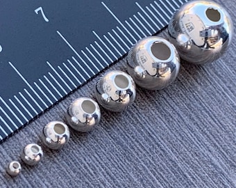 2.4mm 3.2mm 4mm 5mm 6mm silver Gold plated round metal spacer bead 250PCS