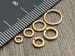 Jump Rings 14kt Gold Filled Open - 2mm 3mm 4mm 6mm Inner Diameter , 4mm 5mm 6mm 8mm Outer Diameter - 18, 20 & 24 Gauge 