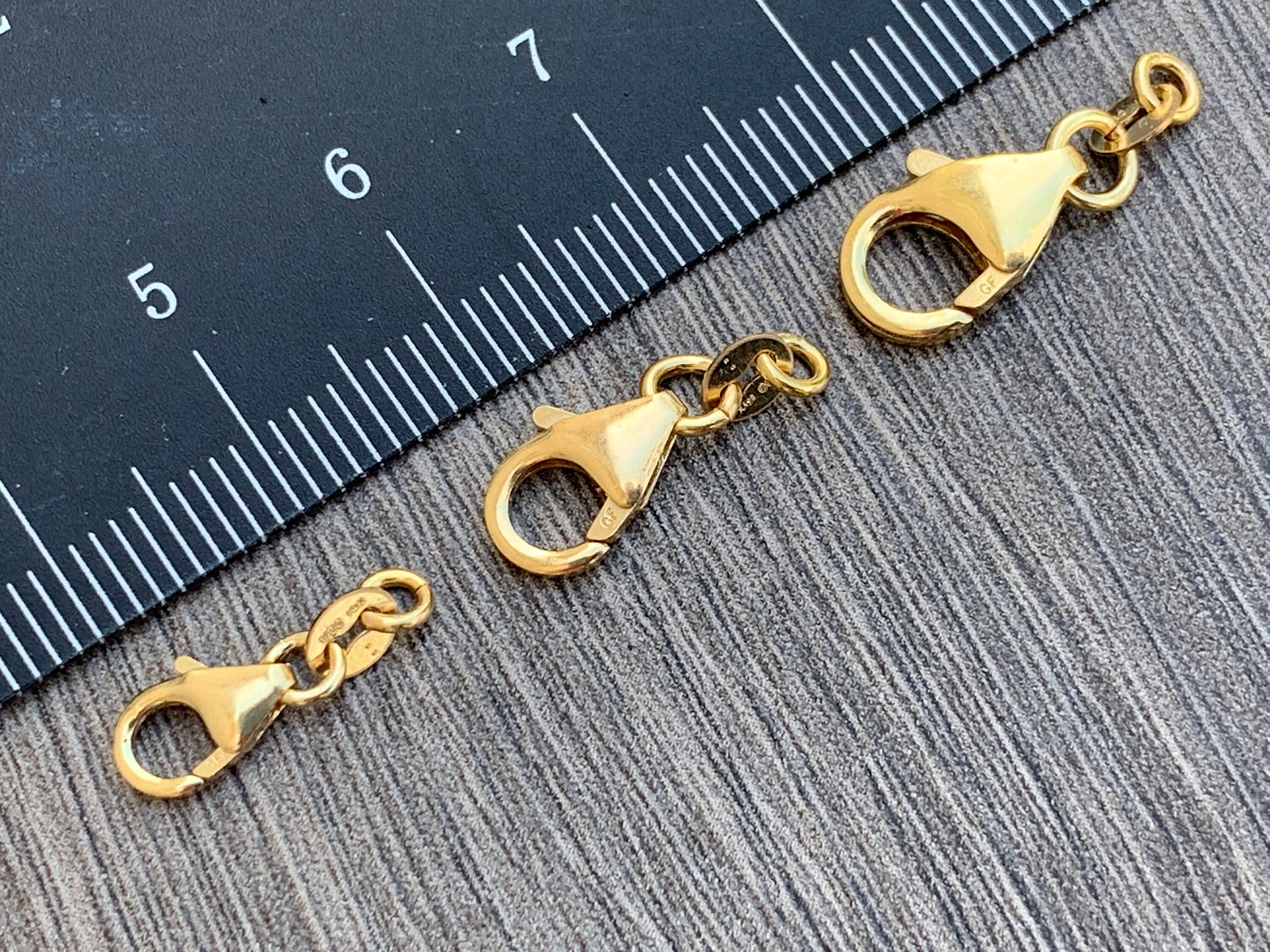 2-Piece 14K Gold Filled Lobster Clasps – 6x10mm Medium – For Jewelry Making