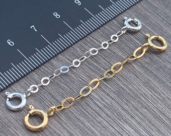 Safety Extender - 14kt Gold Filled or Sterling Silver - Your Choice of Length  - Custom Sizes and Requests Available - Safety Chains