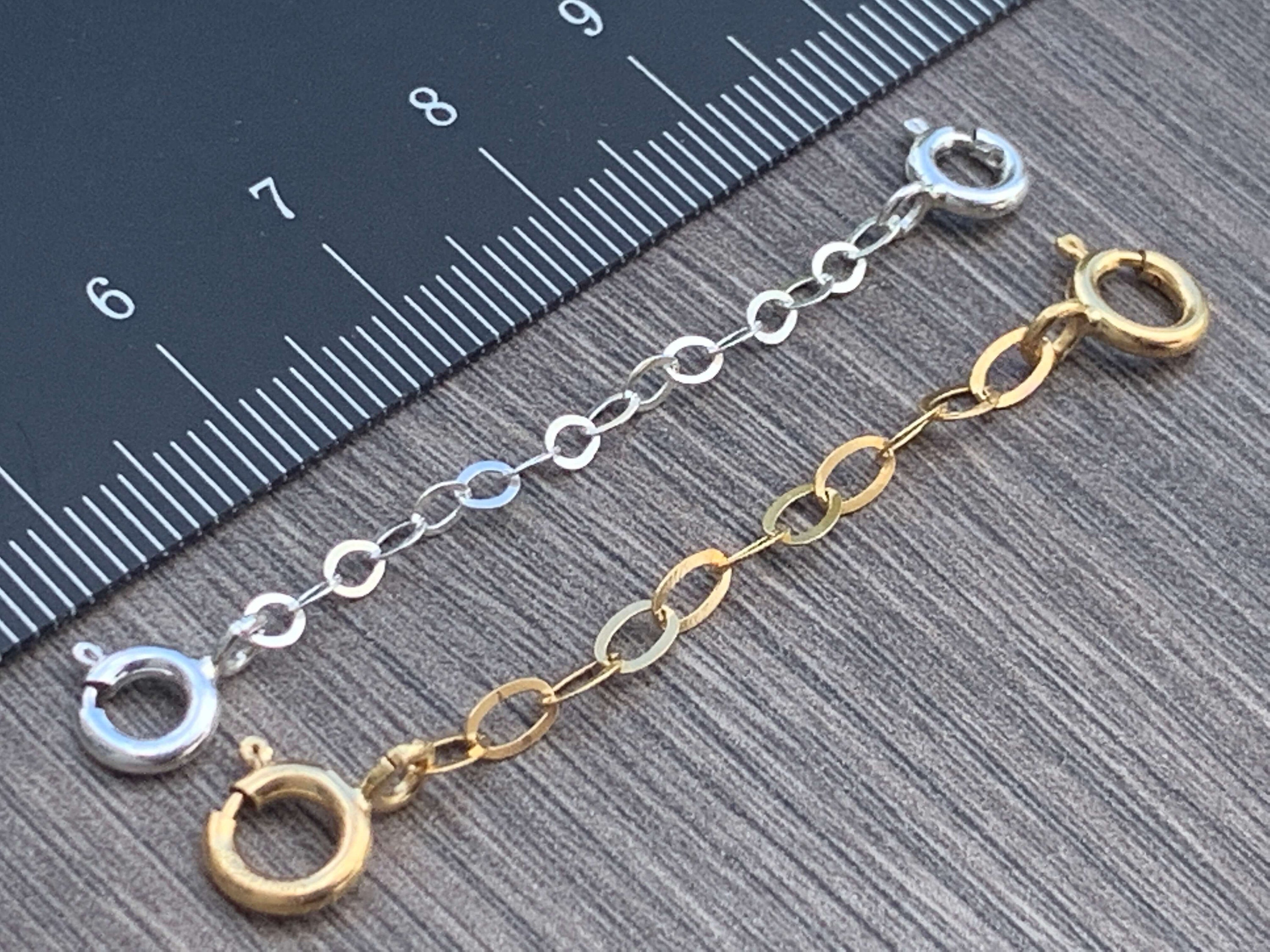  3pcs Jewelry Accessories Chain Extenders Necklaces Jewels Charm  Gold Chain Extender Jewelry Extenders Gold Necklace Extension Chain DIY  Chain Bracelet Push and Pull : Arts, Crafts & Sewing