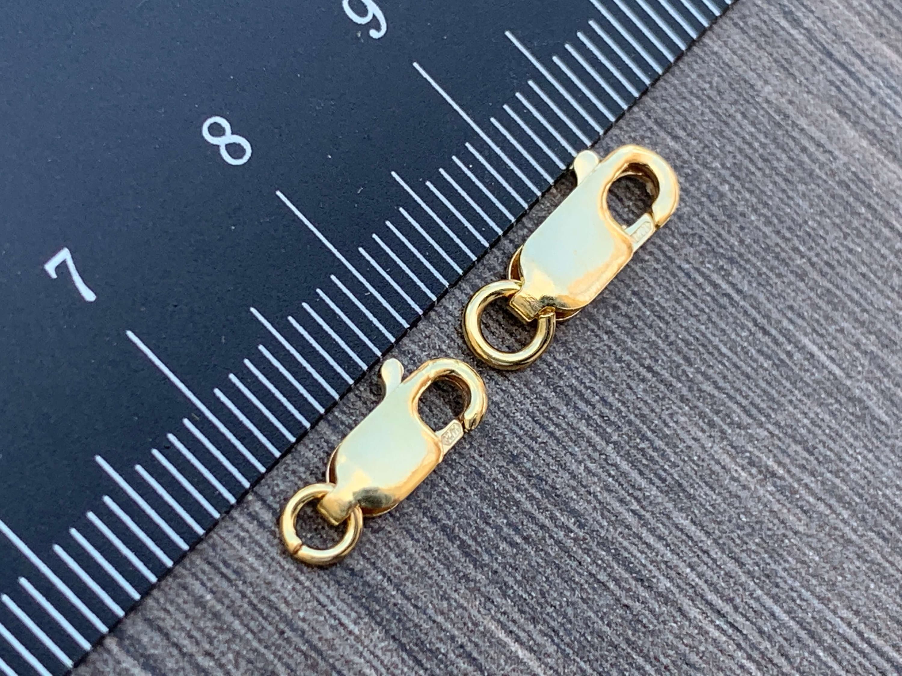 Gold Filled Lobster Trigger Clasp 10mm or 12mm With Open Jump Etsy