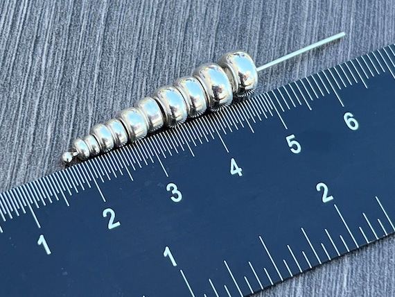 PH PandaHall 925 Perline Distanziatrici In Argento Sterling - Foto 2