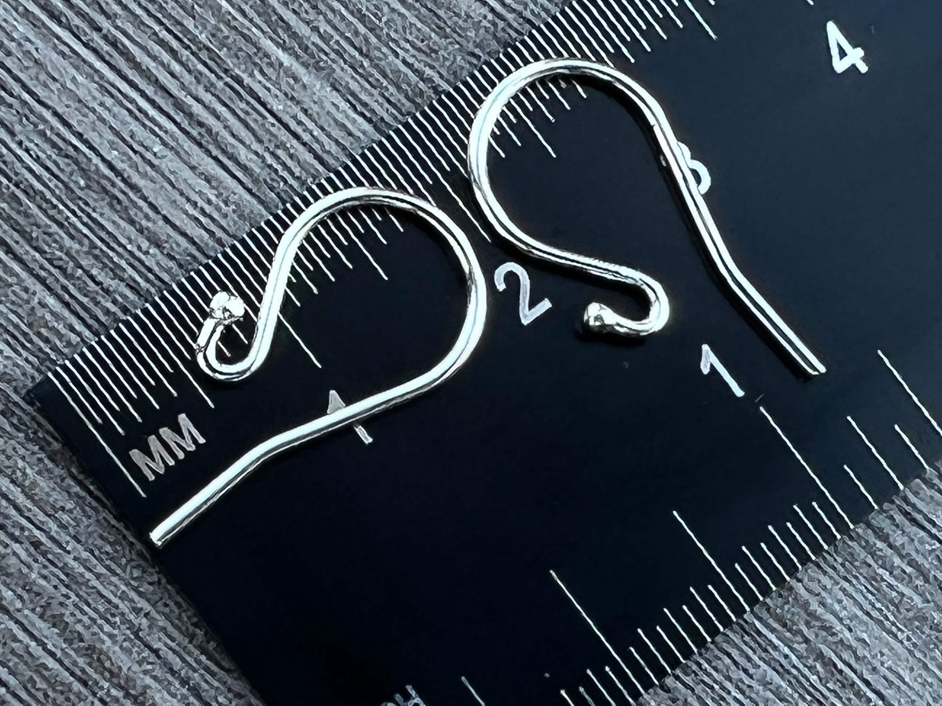 French Hook Ear Wire With Large Loop 21x20mm Surgical Stainless Steel 10 Pcs P 25975