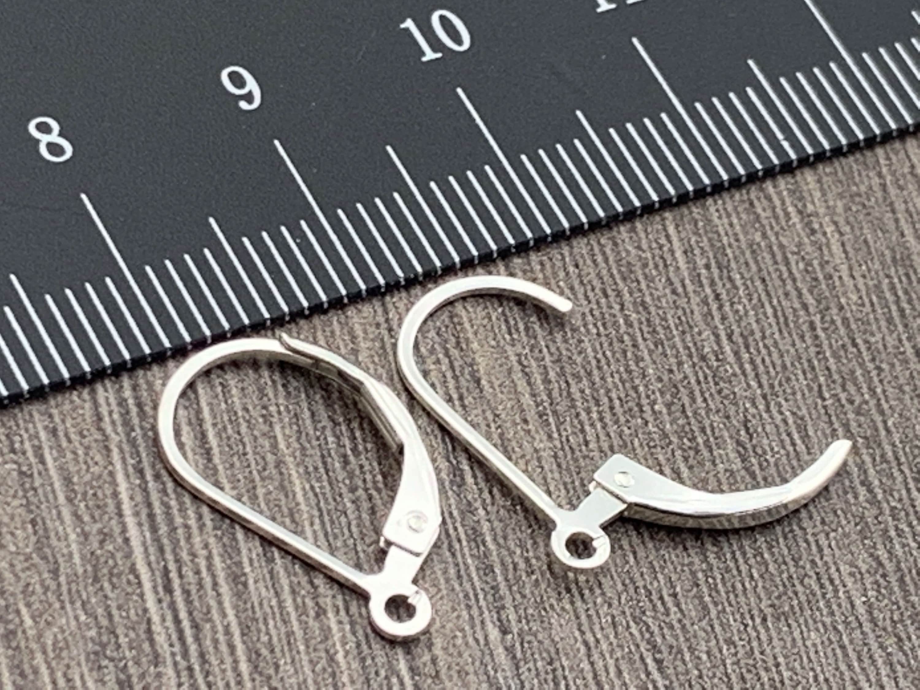 Minimalist Hoop Earring latch back Lever-backs Ear Hooks 14k Gold Filled  hypoallergenic earrings T-287