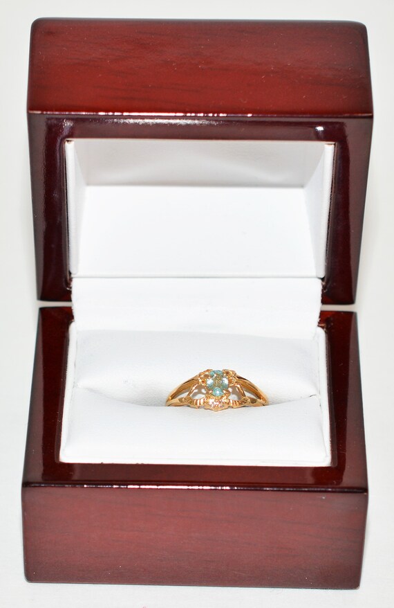 Paraiba Tourmaline Ring: .33ct Gemstone, 18K Gold… - image 10
