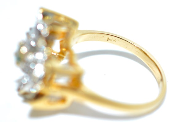 Natural Alexandrite & Diamond Ring 14K Solid Gold… - image 5