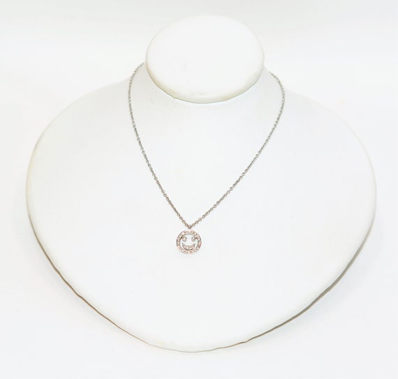 Designer Dev Valencia Natural Diamond Necklace 18… - image 1