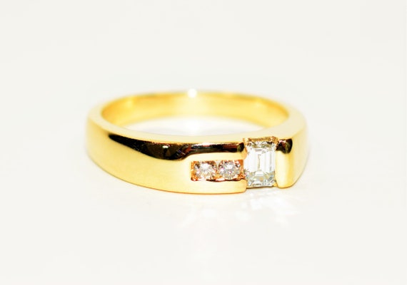 GIA Certified Natural Diamond Ring 14K Solid Gold… - image 1