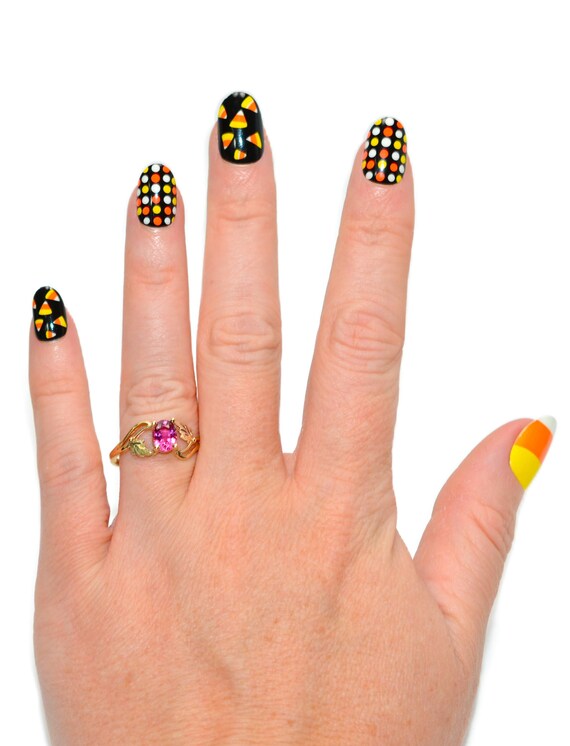 Vintage Ruby Diamond Ring, 14K Gold July Birthsto… - image 2