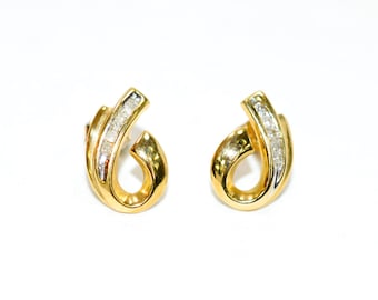 Natural Diamond Earrings 10K Solid Gold .10tcw Cluster Earrings Pave Earrings Stud Earrings Statement Earrings Cocktail Earrings