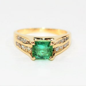 Zertifizierte Natürliche Paraiba Turmalin & Diamant Ring 14K solid Gold 1.91tcw Cocktail Statement Damen Nachlass Schmuck