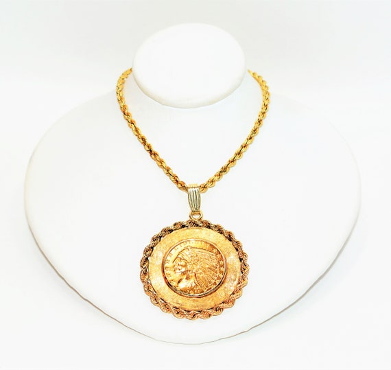 Gold Coin Necklace Set / Ottoman Coin Necklace / Turkish Coin Necklace /  Round Gold Medallion, Gold Disc Pendant / Simple Jewelry - Etsy