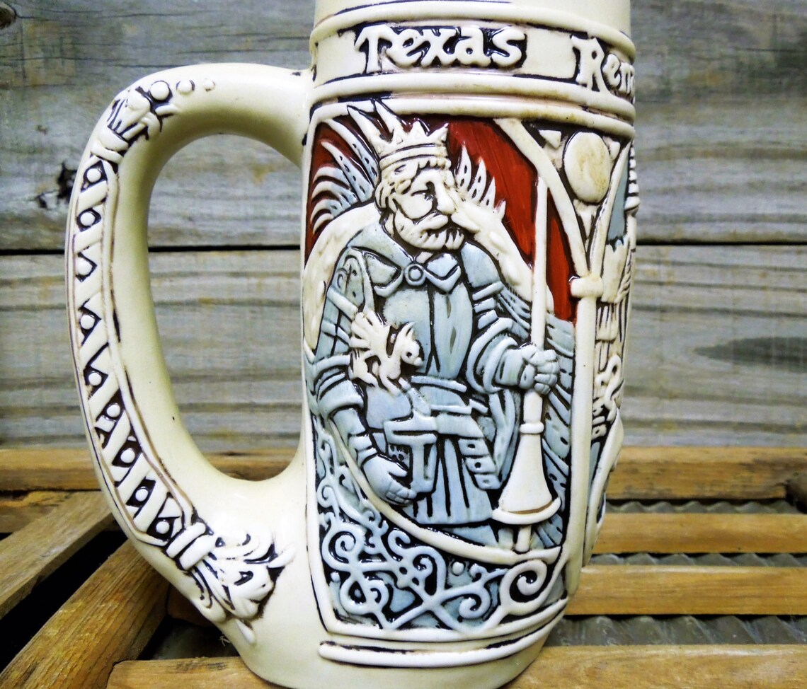 VINTAGE 19871988 Texas Renaissance Festival Mug/ Beer Stein Etsy