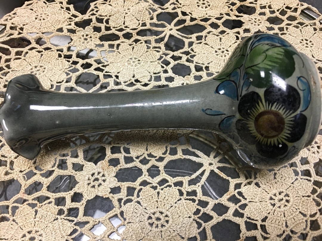 VINTAGE Mexican Pottery Vase/ Mexican Flower Vase /ceramic Etsy