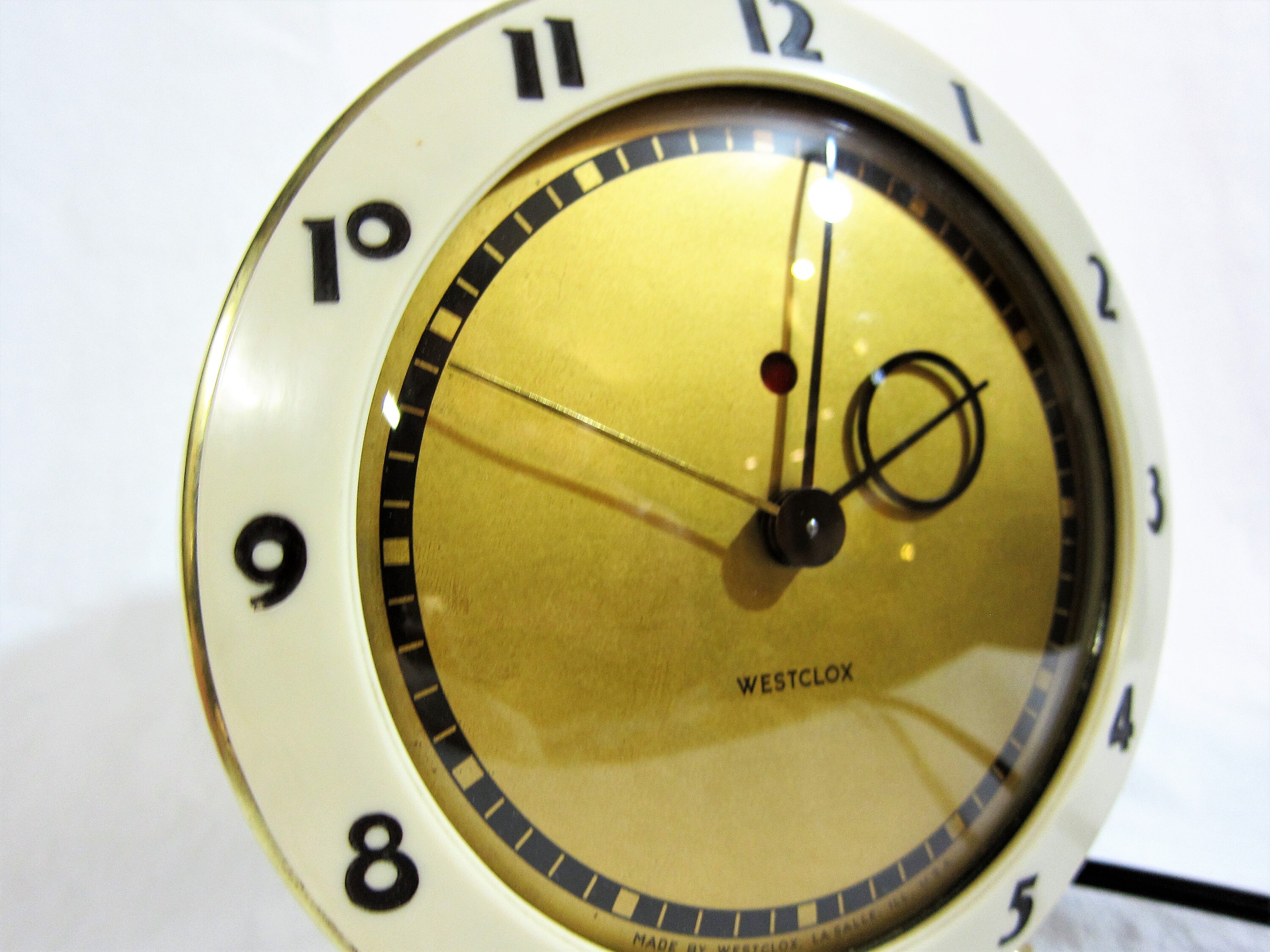 Westclox pittsfield Art Deco Electric Alarm Clock Etsy