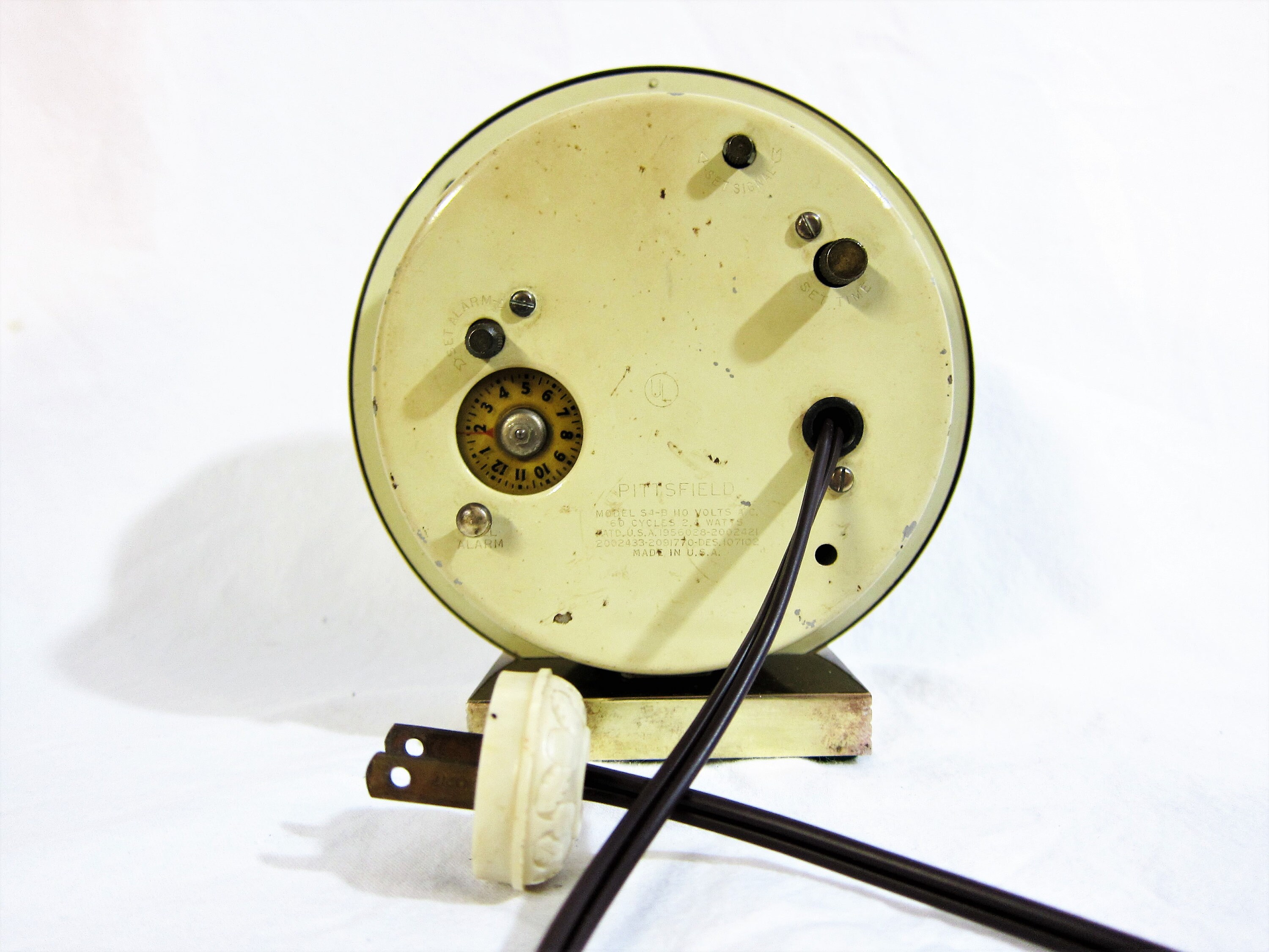 Westclox Pittsfield Art Deco electric alarm clock 1939