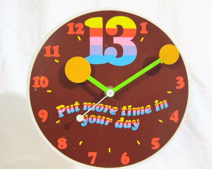 Westclox Lolliclock put More Time in Your Day Transistor Battery 1970s