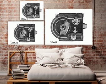 Living Room Decor First Apartment Machine Age Black And Etsy