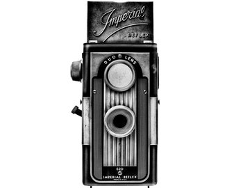 ART DECO - Vintage cameras - Machine age - Urban chic - Home decor wall art - Industrial wall decor - Modern art print - Large art - Loft