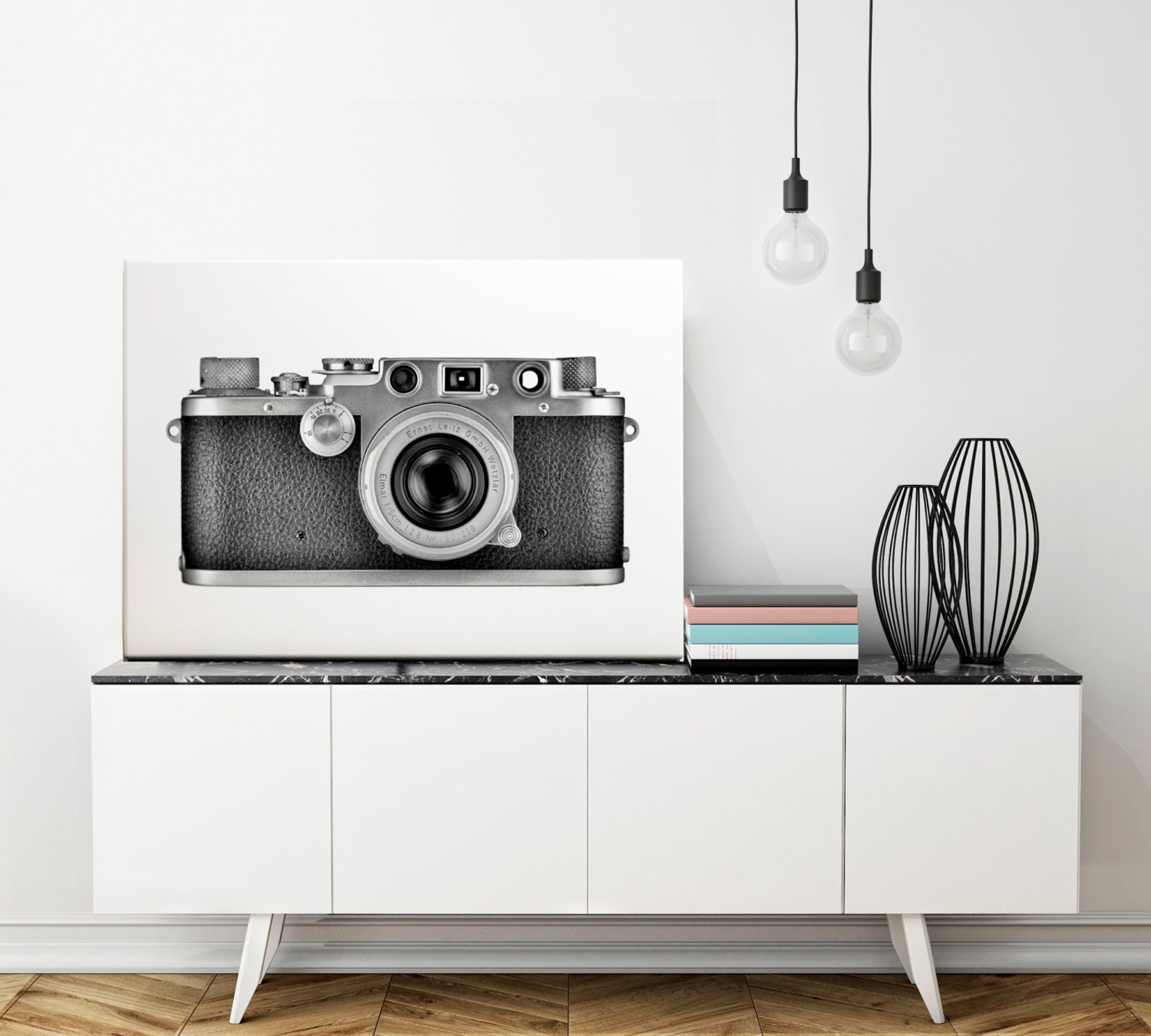 LEICA CAMERA Black and White Art Home Decor Wall Art Etsy