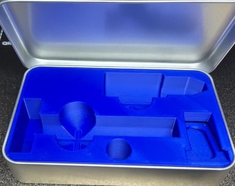 Large Travel Razor Tins - New and Improved! Gillette TTO, 2 piece, Long handle 3 piece, Injector, and SE razors. Multi-base razor sets.