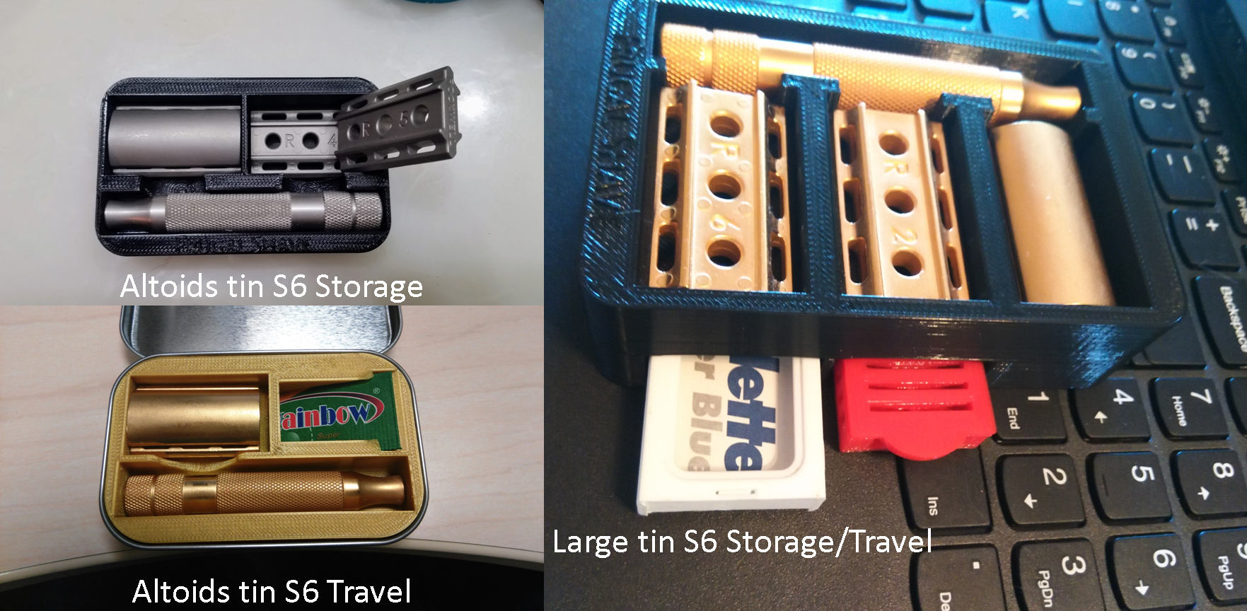 Travel Razor Tins Altoids Size | Etsy