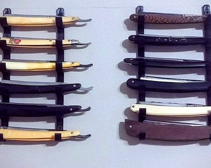 High Quality Straight Razor Display Case for 6 Razorsgloss Etsy UK