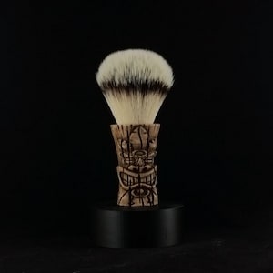 Tiki Shave Brush Handle