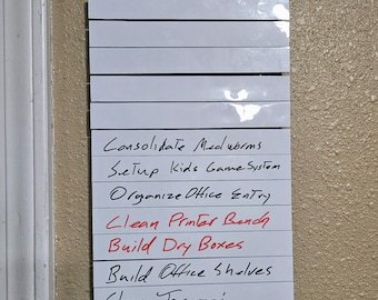 Magnetische To-Do-Liste - trocken abwischbare Flugstatusstreifen