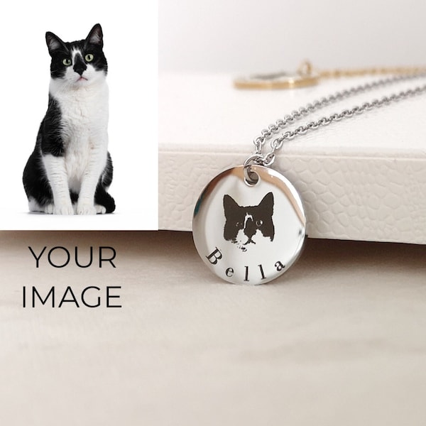 Pet Photo Necklace Etsy Canada