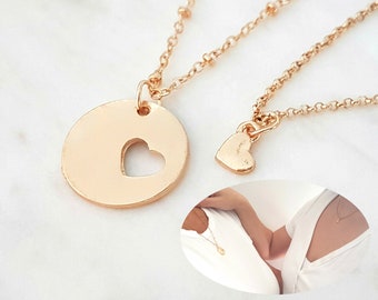 mother daughter necklace set canada