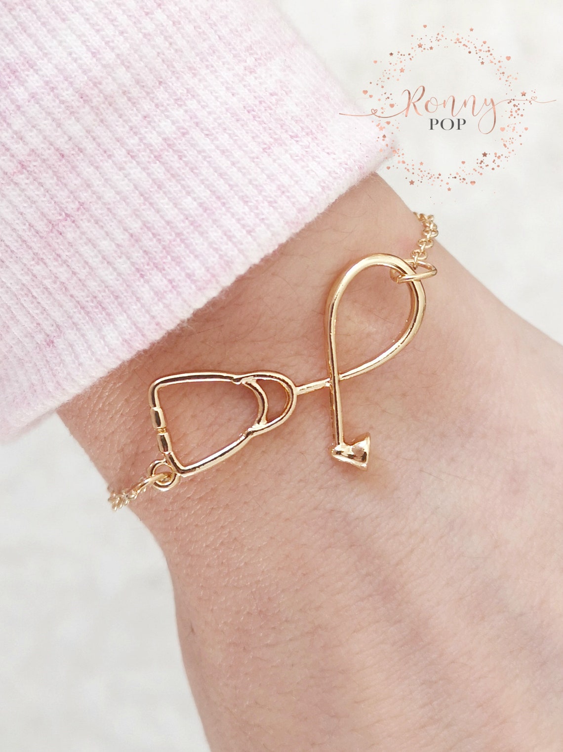 Bracelet Stéthoscope Bracelet Infirmière Bijoux Stéthoscope Etsy Canada