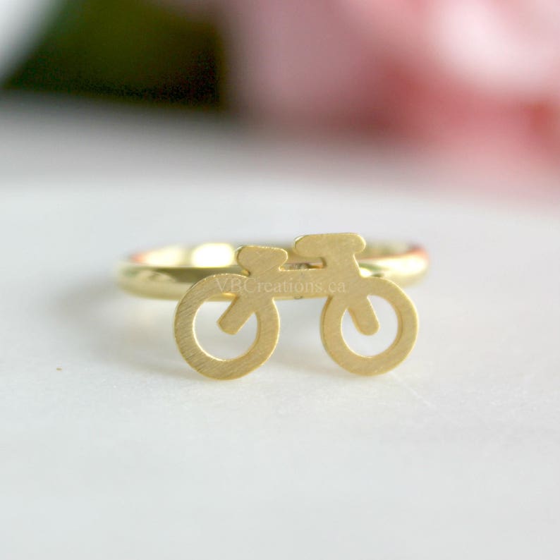 Bike Ring Bicycle Ring Bike Jewelry Cyclist Dainty Etsy Canada