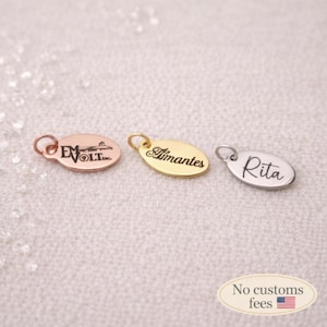 1/5/10/25/50/100/250/500PCS Logo Personalized Tag Custom Charms Bracelet Oval Tag Bracelet Stainless Steel Jewelry Supplies 6x12.5mm