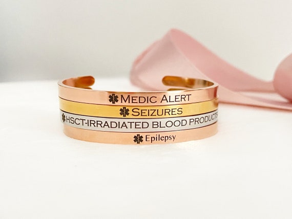 Brazalete De Identificación De Alerta Médica Pulseras Brazaletes