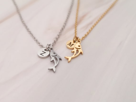 Personalized Fox Necklace Fox Jewelry Animal Necklace Name Necklace Initiale Date Necklace Best Friend Gift Birthday Gift Custom Necklace