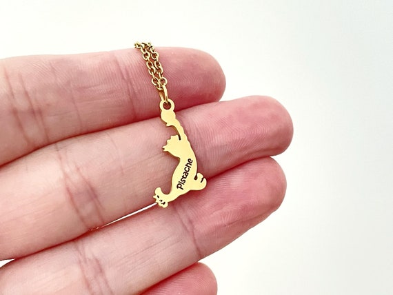 Personalized Cat Necklace Name Necklace Animal Necklace CatHorse Lover Gift Custom Jewelry Personalized Gifts