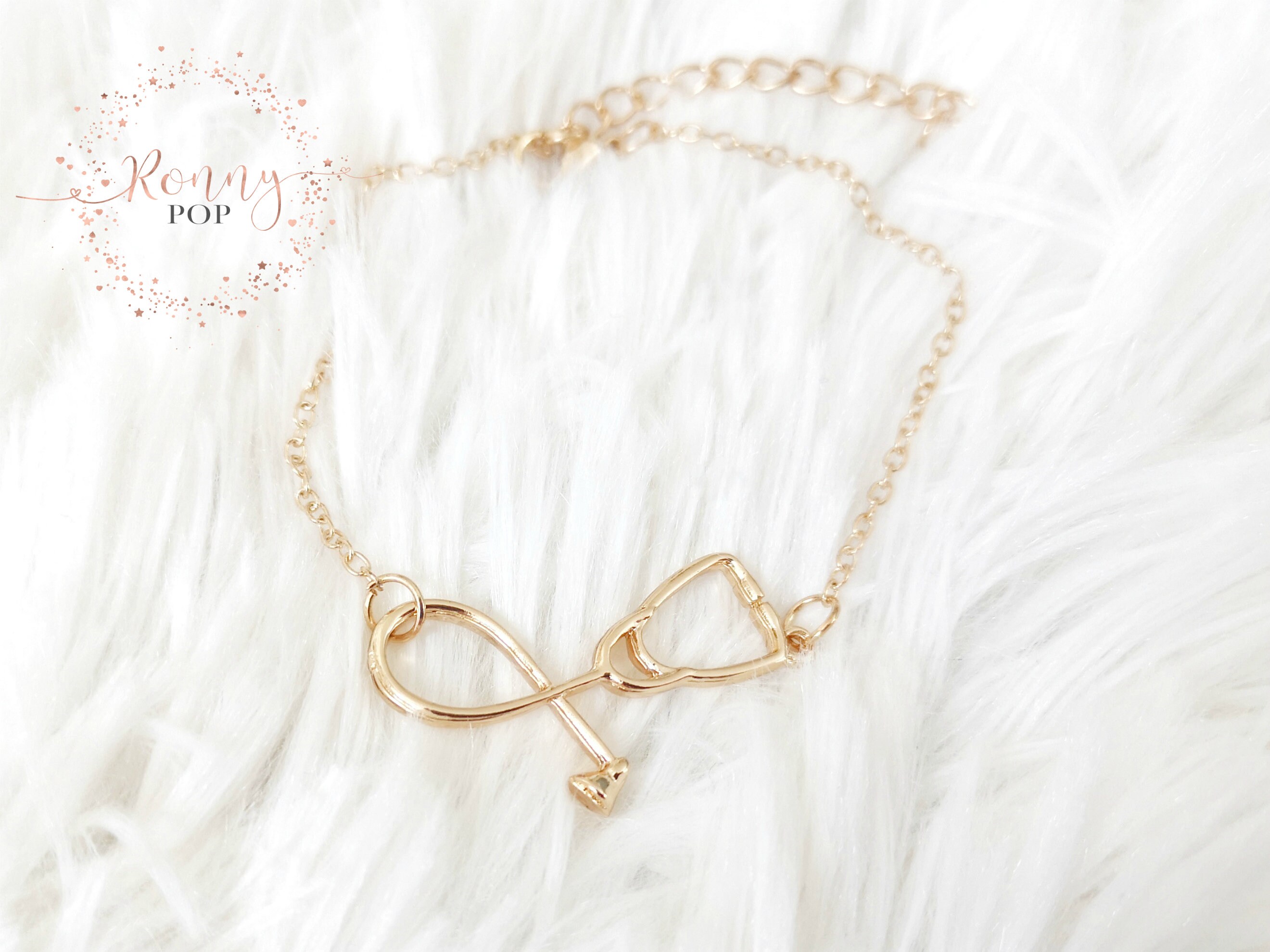 Bracelet Stéthoscope Bracelet Infirmière Bijoux Stéthoscope Etsy Canada