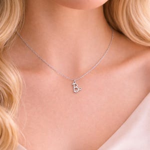 Mini Pendentif Lettre MAJUSCULE Breloque or 14k Initiale  petit coeur charme fourniture de bijoux Acier Inoxydable Pendentif Chaîne Or MOD1
