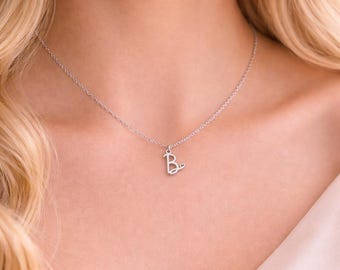 Tiny Letter Charm UPPERCASE Initial Stainless Steel Pendant Heart & Initial Jewelry Supplies 14k-plated Dainty Charm Minimalist Charm MOD1