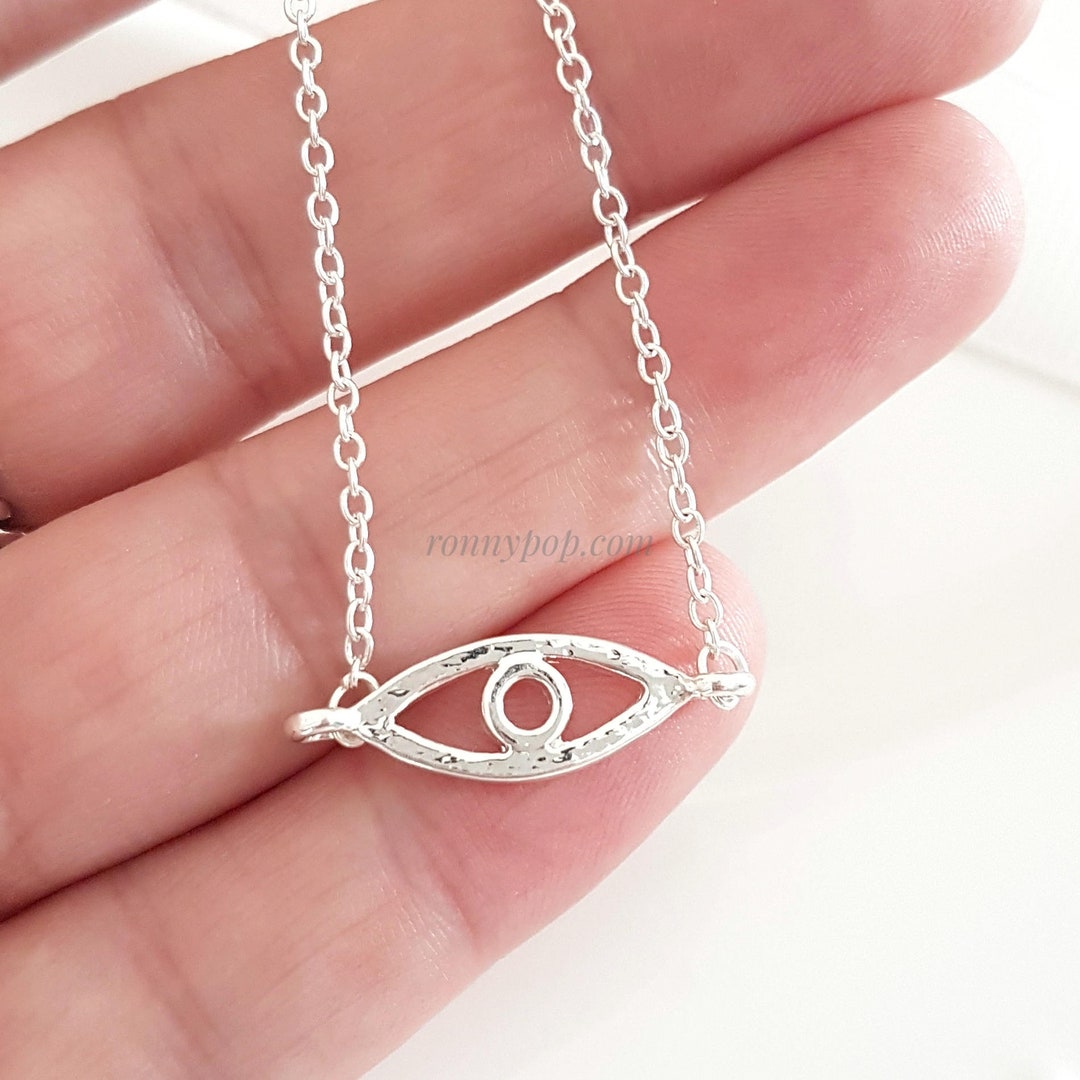 Evil Eye Necklace Evil Eye Jewelry Symbol Necklace Etsy