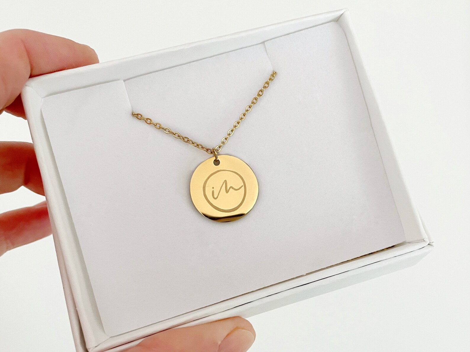 Logo Design Necklace Personalized Necklace Name Necklace Etsy