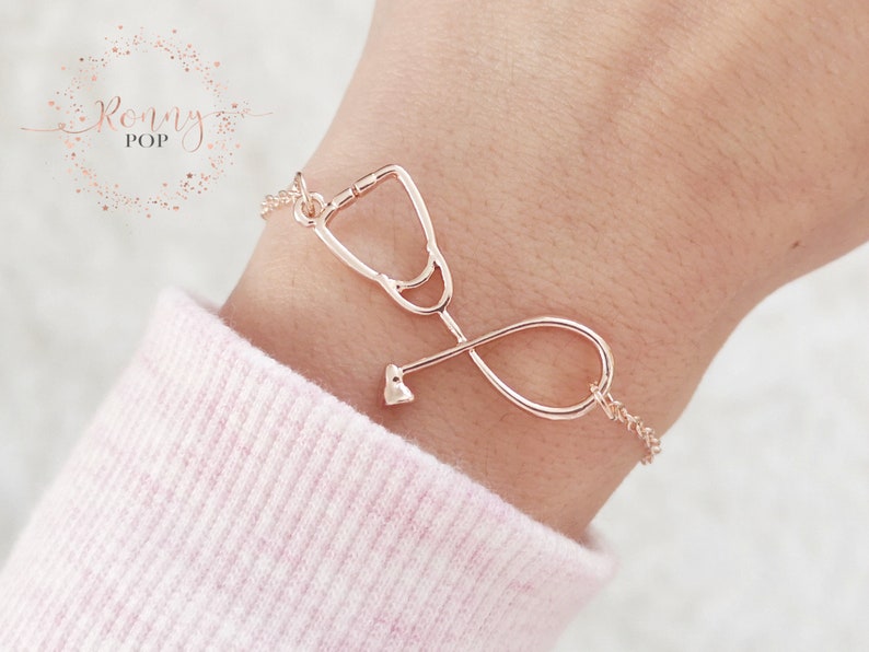 Bracelet Stéthoscope Bracelet Infirmière Bijoux Stéthoscope Etsy Canada