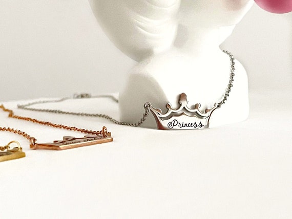 Custom Crown Necklace Princess Necklace 