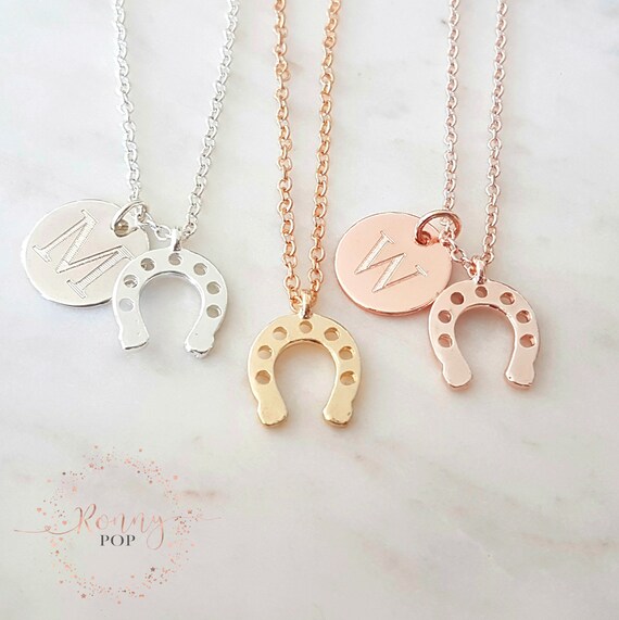 Lucky Charm Necklace Horseshoe Necklace 