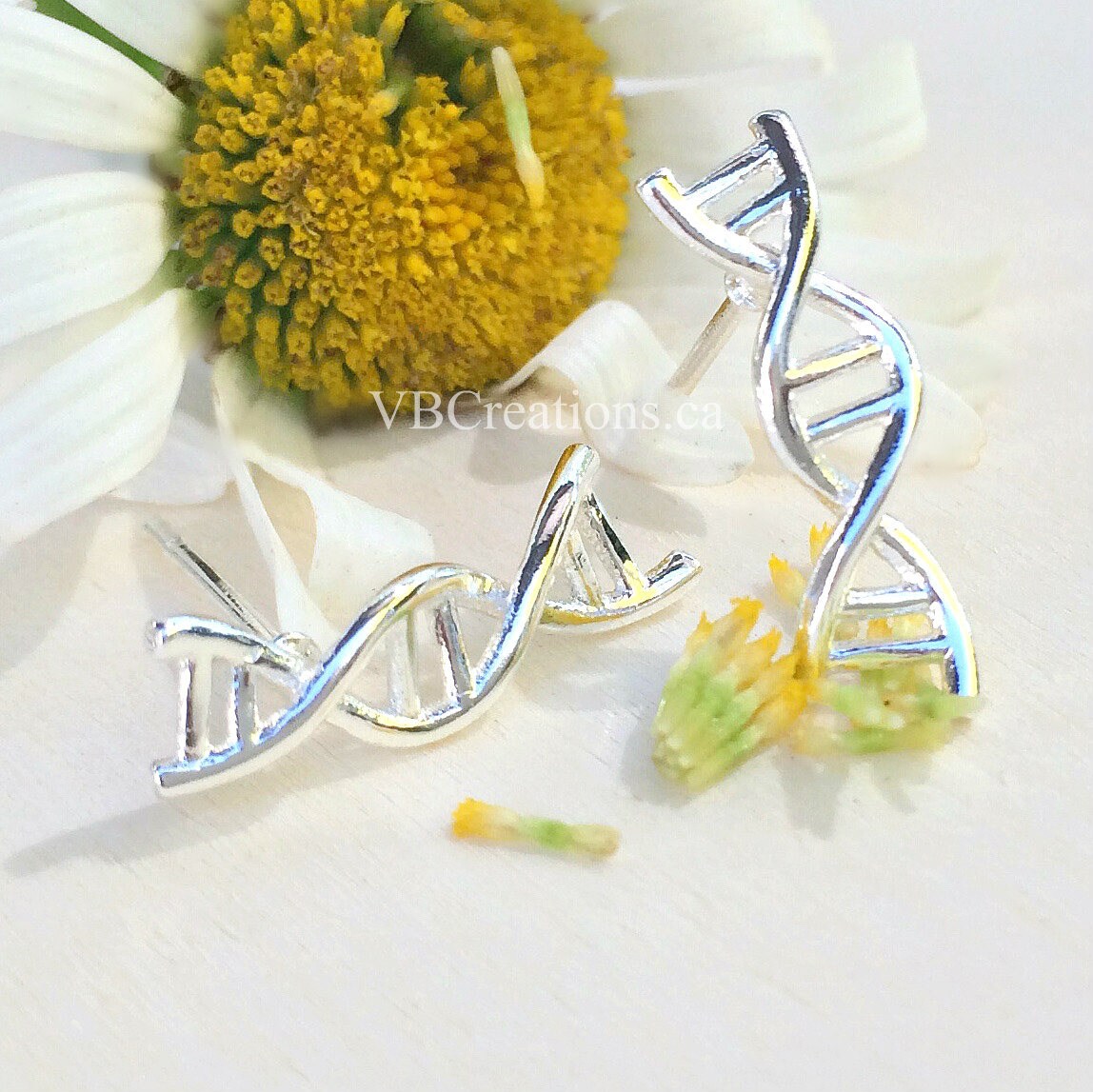 DNA Earrings DNA Jewelry Biology Science Twist Etsy