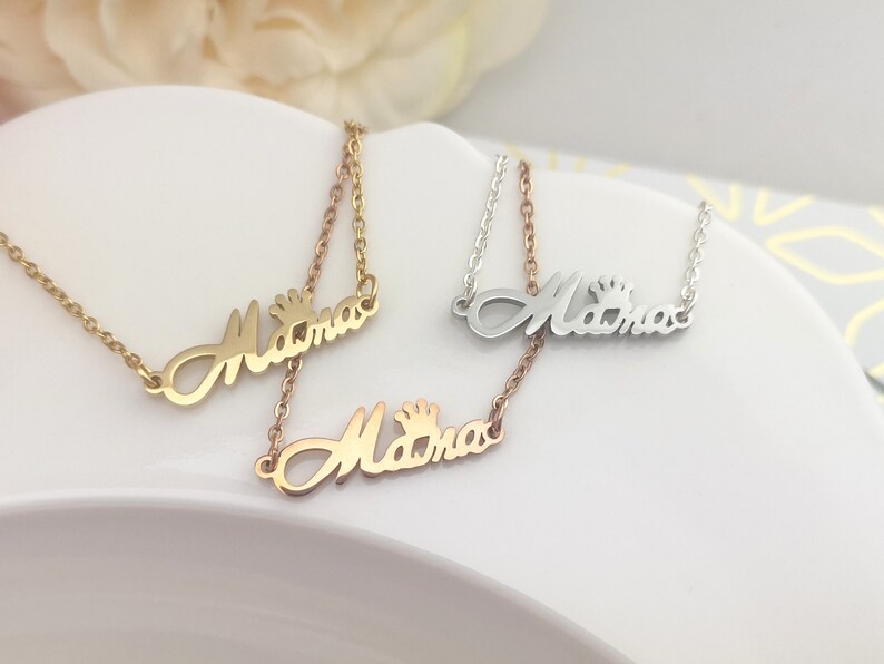 Personalized Mother Necklace Birthstone Necklace New Mom Gift Grandma Gift Custom Jewellery Gifts for her Mother/'s Day Gift Mama Necklace