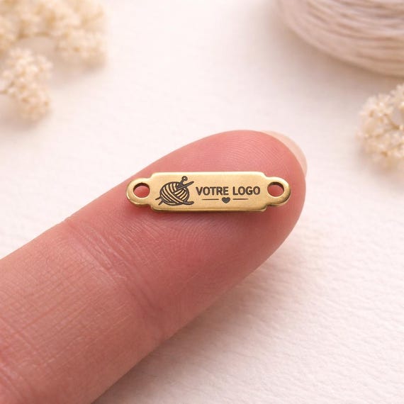 1/5/10/25/50/100/250/500PCS Logo Personalized Tag Custom Charms Bracelet Tag Disc Bracelet Stainless Steel Jewelry Supplies 4x13.5mm 2 holes