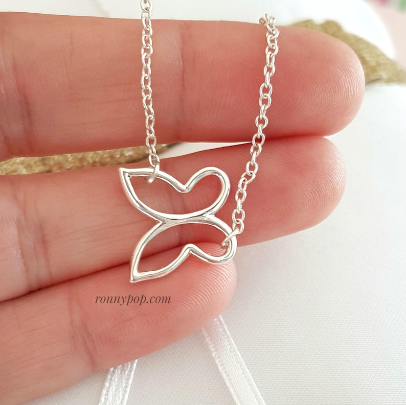 Bridesmaid Gift Geometric Necklace Dainty Chain Butterfly Necklace Christmas Butterfly Jewelry Butterfly Monarch Mother Gift